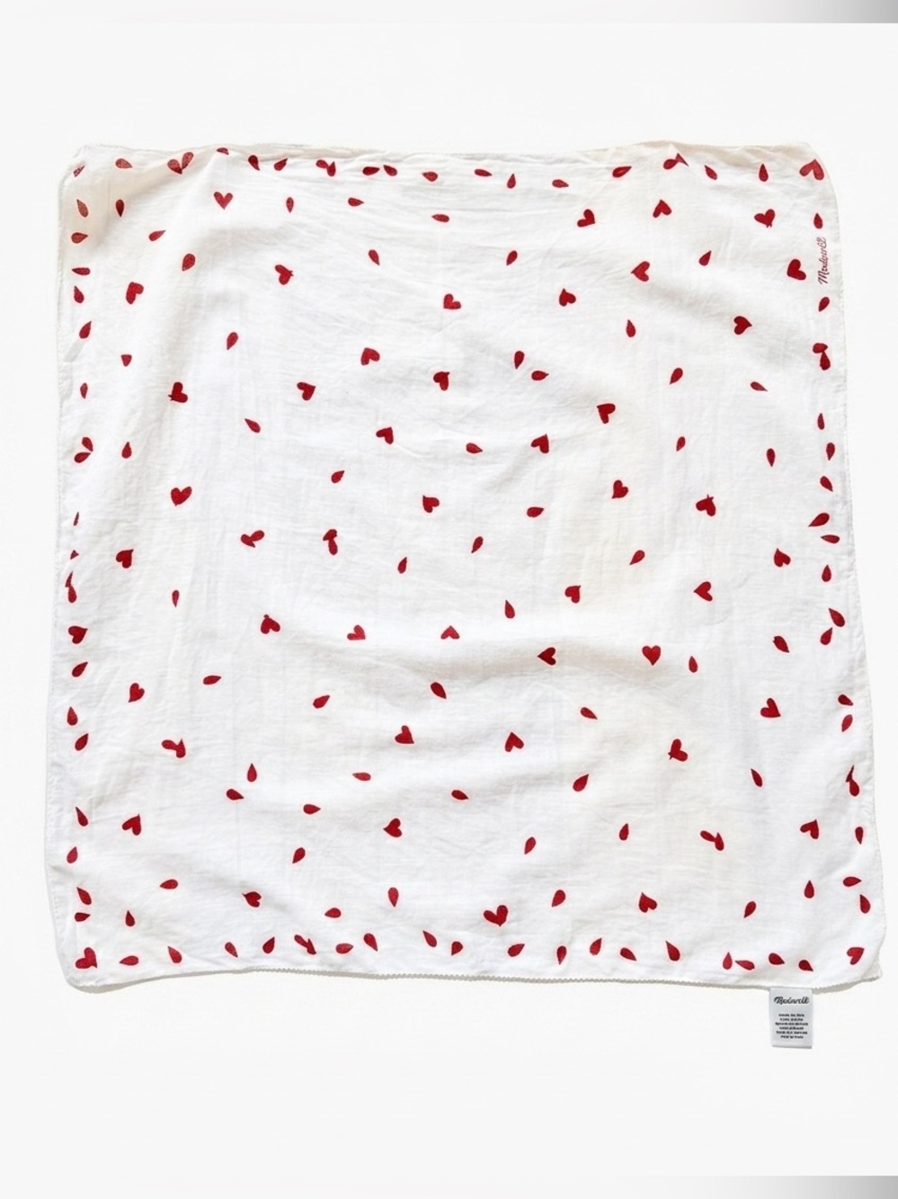 Madewell Cotton Heart Scarf